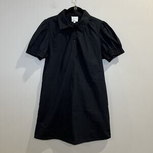 Sundays‎ By Wearesundays Black Dress Size Small V Neck Collared Short Dress